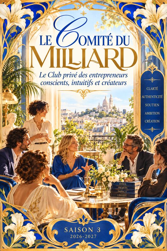 Le Comité du Milliard — le club privé des entrepreneurs conscients, intuitifs et créateurs, saison 3, 2026-2027